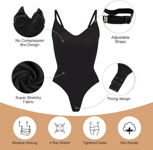 Aurexal Brief Bodysuit for Women