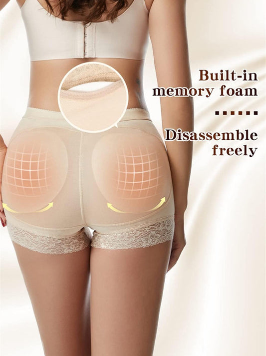 Aurexal™ Seamless Lace Shapewear Panty with Removable Pads