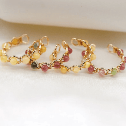 Natural Stone Anxiety Rings Meditation Bass Rings Spiritual Motivation Multiple Stones to Choose From