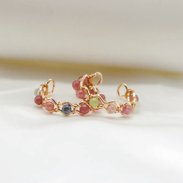 Natural Stone Anxiety Rings Meditation Bass Rings Spiritual Motivation Multiple Stones to Choose From