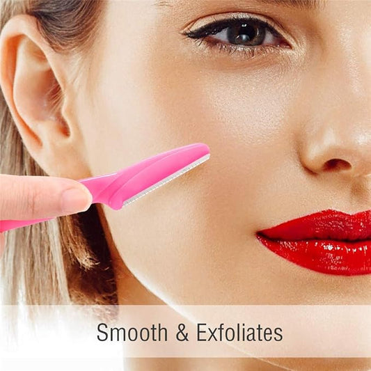 Aurexal™ Eyebrow Razor for Women – Face Shaver & Facial Hair Remover Tool - ROSE PINK