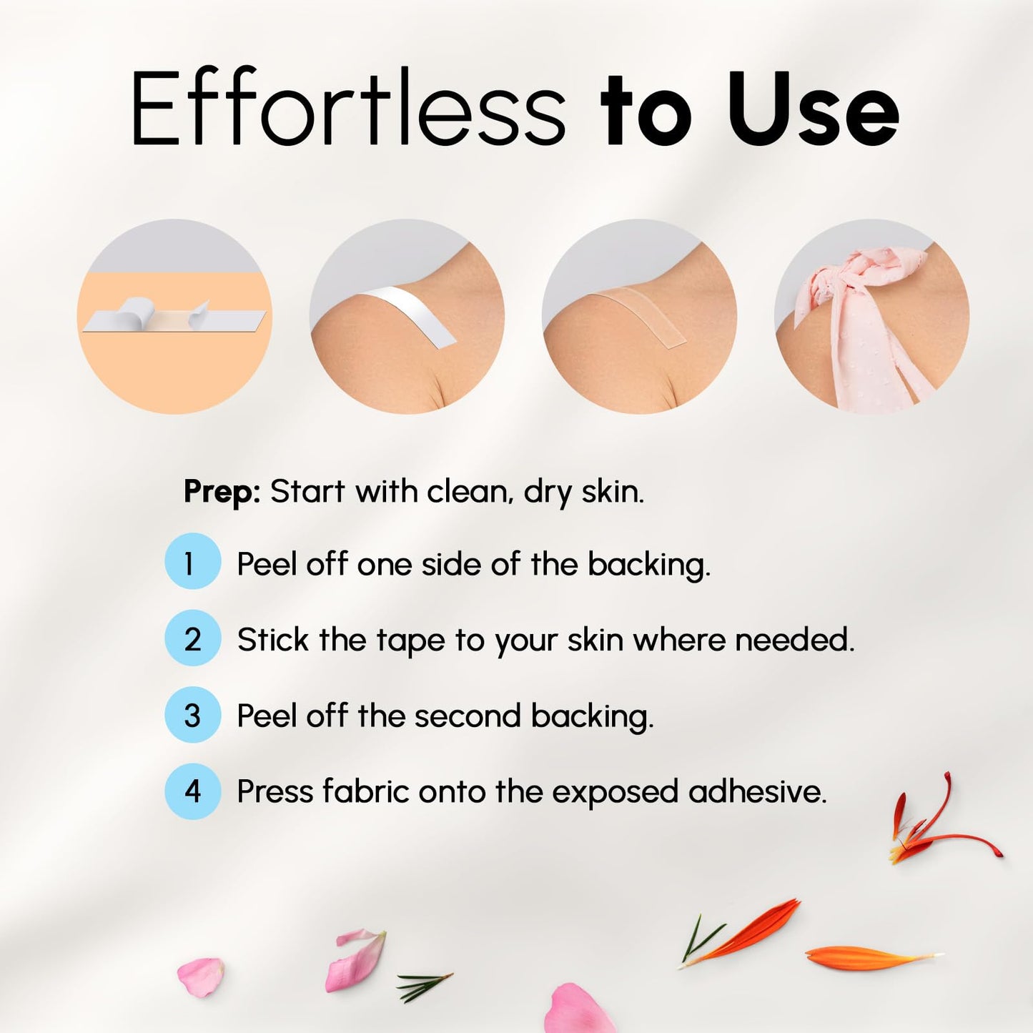 Aurexal™ Double Sided Fashion Tape for Women – Secure Fit Strips - 36 strips