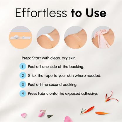 Aurexal™ Double Sided Fashion Tape for Women – Secure Fit Strips - 36 strips