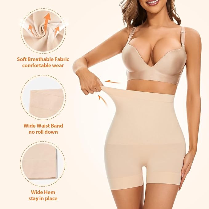 Tummy Tucker, Body Shaper, Seamless Shapewear for Bodycon Dresses, Belly Fat Control, High Waist & Full Body Shaper, Tummy Control Slimming Body Shapewear for Belly, Perfect for Dresses, Saree