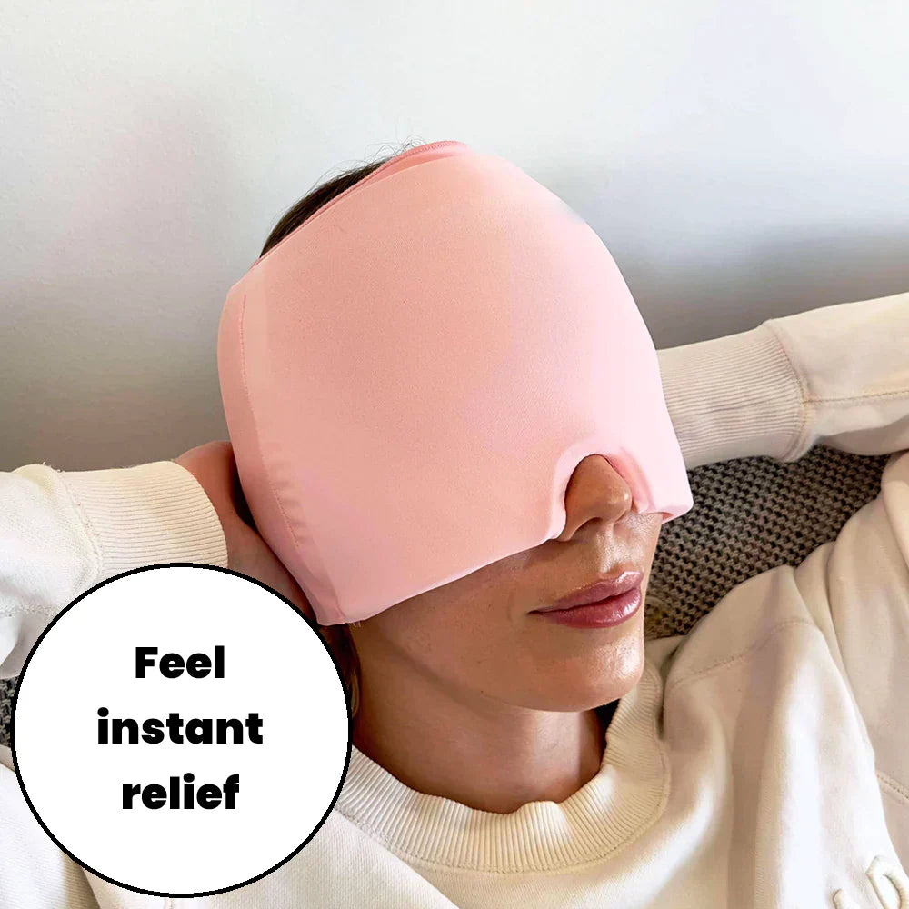 Aurexal - 360°  Migraine Relief Cap for Migraines, Headaches, Sinuses, Tension Relief Headache Relief Cap for Men & Women