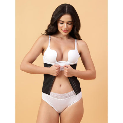 Aurexal Women Corset Shapewear High Waist Tummy Control Shapewear with Hook Belt