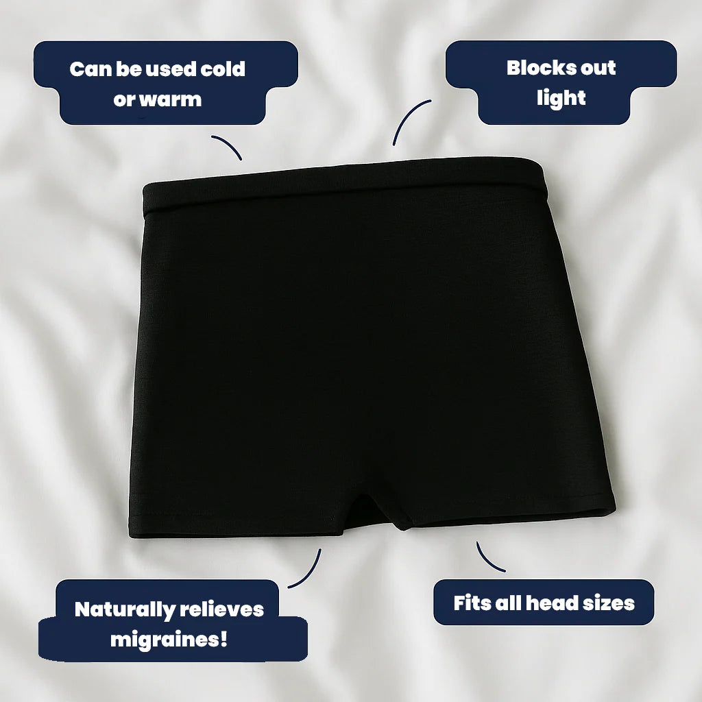 Aurexal - 360°  Migraine Relief Cap for Migraines, Headaches, Sinuses, Tension Relief Headache Relief Cap for Men & Women