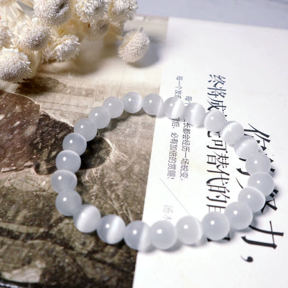 Hot Sale Natural Stones 8mm Gorgeous Semi-Precious Gemstones Healing Crystal Stretch Unisex Seed Bead Bracelets