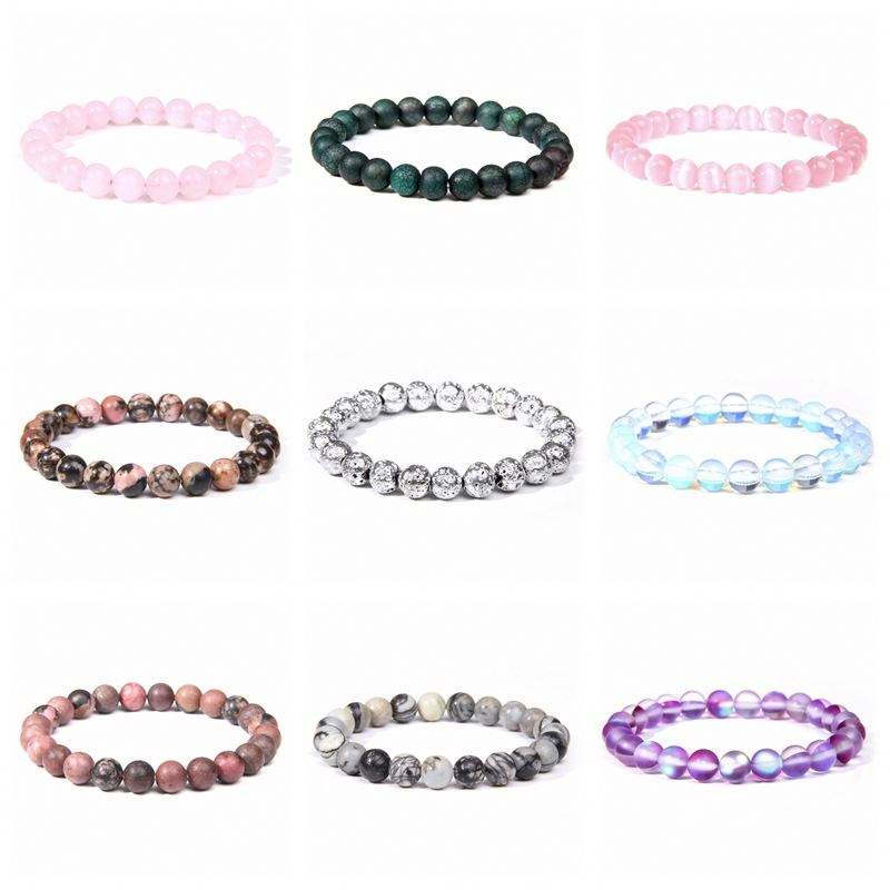 Healing Crystal Bracelets | 8mm Natural Stone Unisex