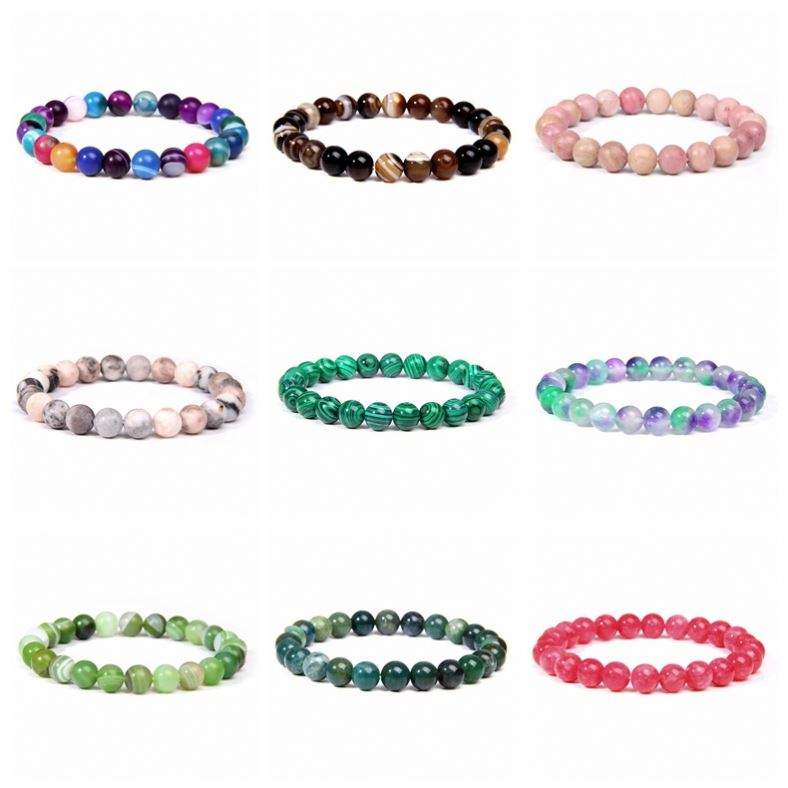 Healing Crystal Bracelets | 8mm Natural Stone Unisex