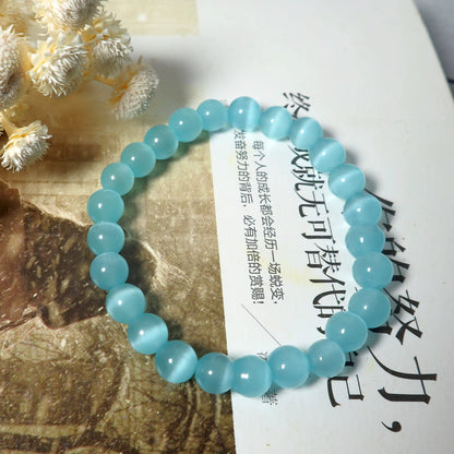 Hot Sale Natural Stones 8mm Gorgeous Semi-Precious Gemstones Healing Crystal Stretch Unisex Seed Bead Bracelets