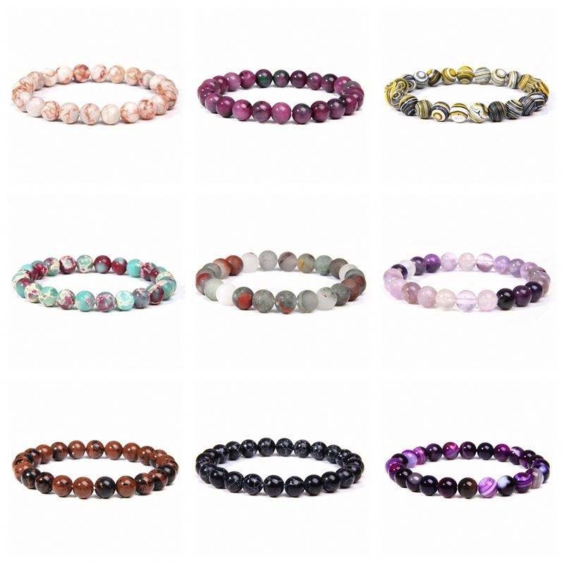 Healing Crystal Bracelets | 8mm Natural Stone Unisex