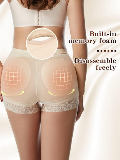 Aurexal™ Seamless Lace Shapewear Panty with Removable Pads