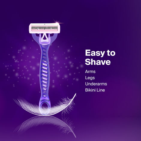 Aurexal™ Disposable Razors for Women – Pack of 3 | Safe &amp; Hygienic Shaving