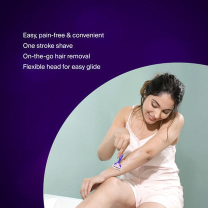 Aurexal™ Disposable Razors for Women – Pack of 3 | Safe &amp; Hygienic Shaving