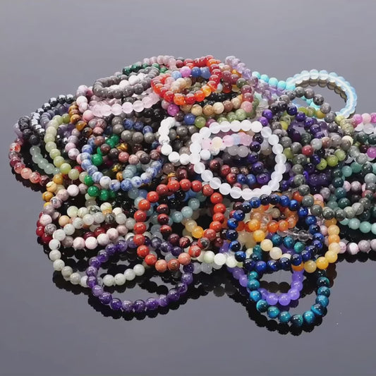 Amethyst Bracelet Made of Real Natural Stone Beads Body-Purifying Geniune Amethyst Natural Crystal Bracelet for Women Pulsera